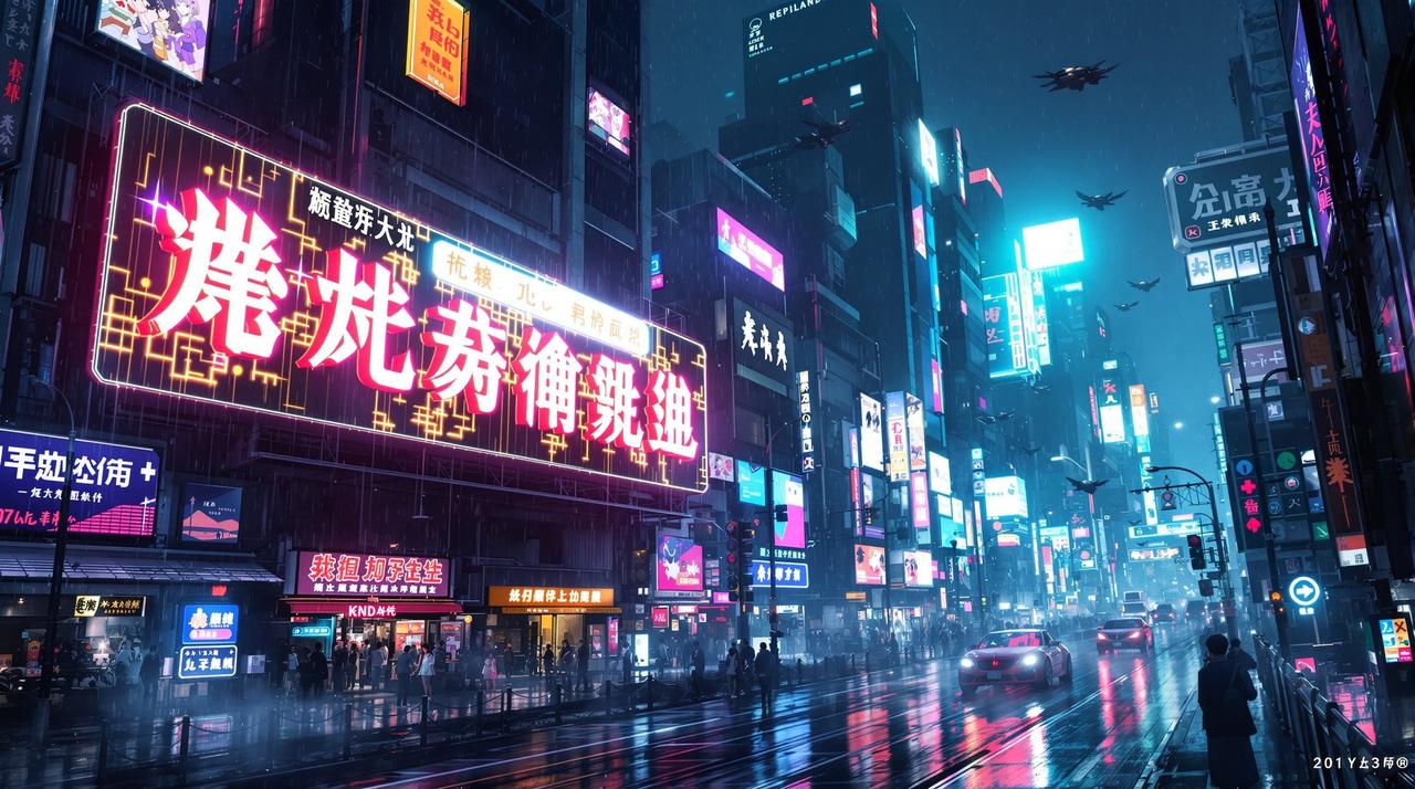 日漫漫画 - 科幻赛博机甲世界，电光火石的未来都市